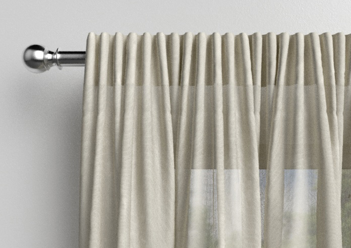Pavia Voile, Cream Breeze - Made to Measure Curtains - Image 9